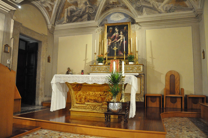 L'altare della cappella